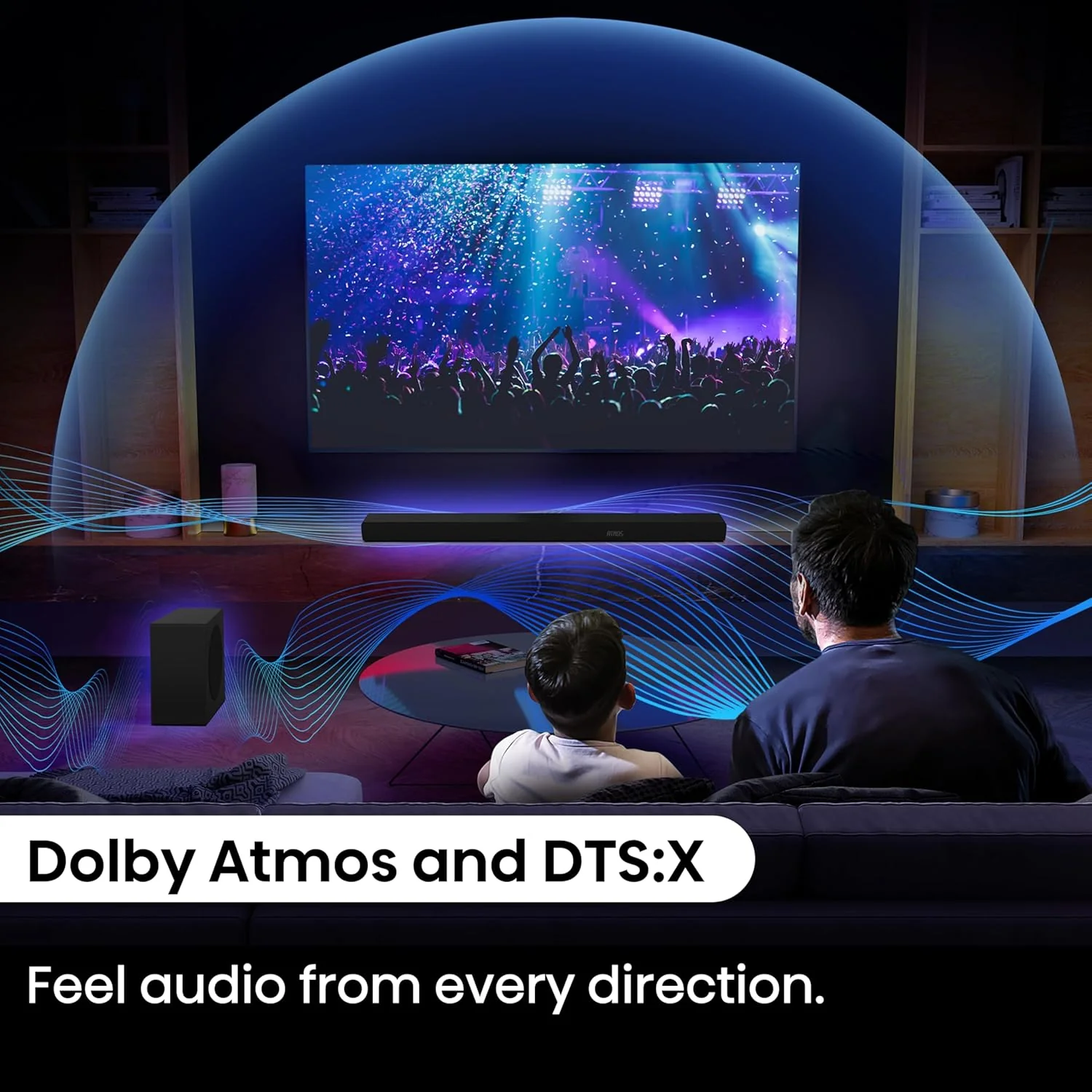 Hisense AX3100Q 3.1Ch, Dolby Atmos / DTS:X Sound Bar with Wireless Subwoofer - Image 11