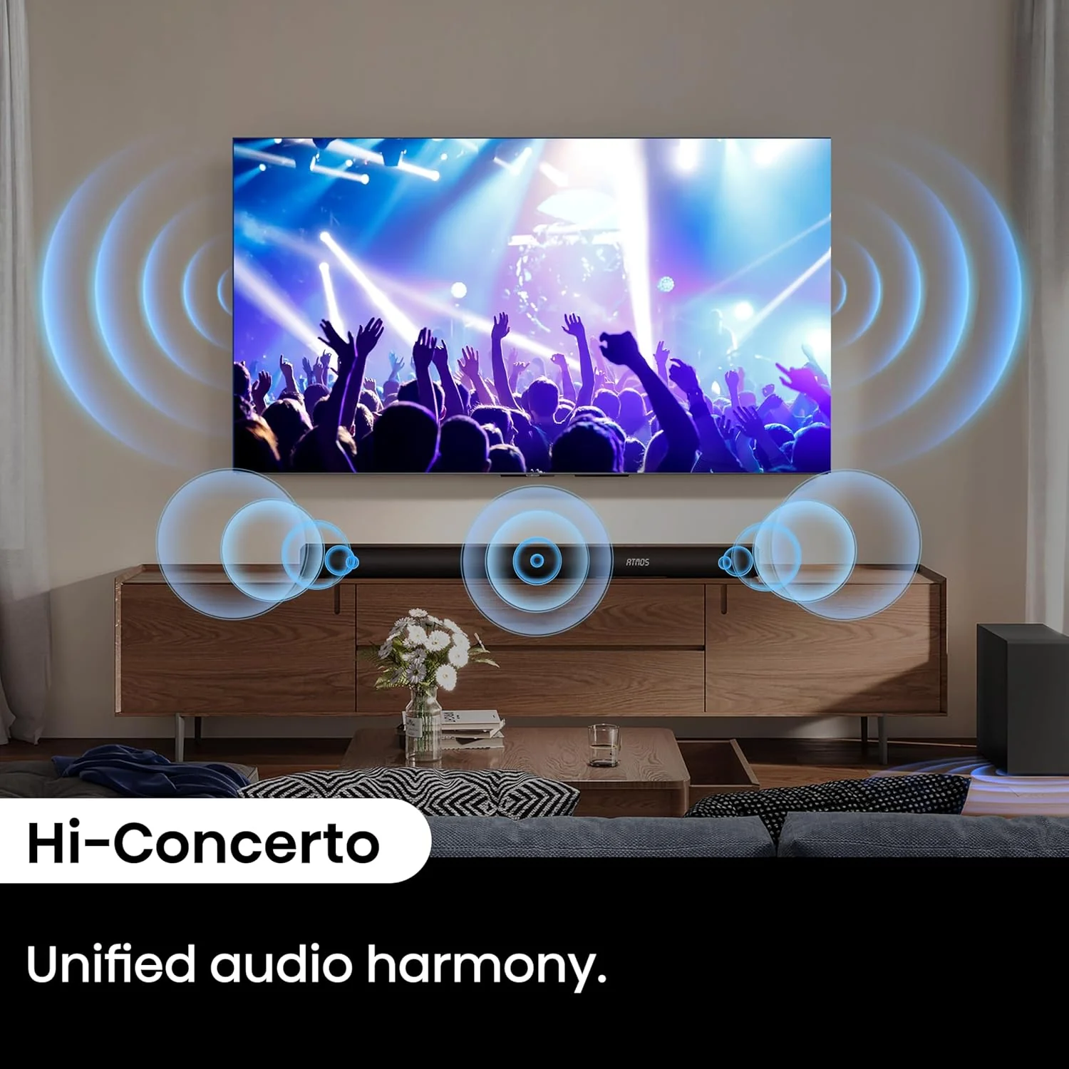Hisense AX3100Q 3.1Ch, Dolby Atmos / DTS:X Sound Bar with Wireless Subwoofer - Image 6