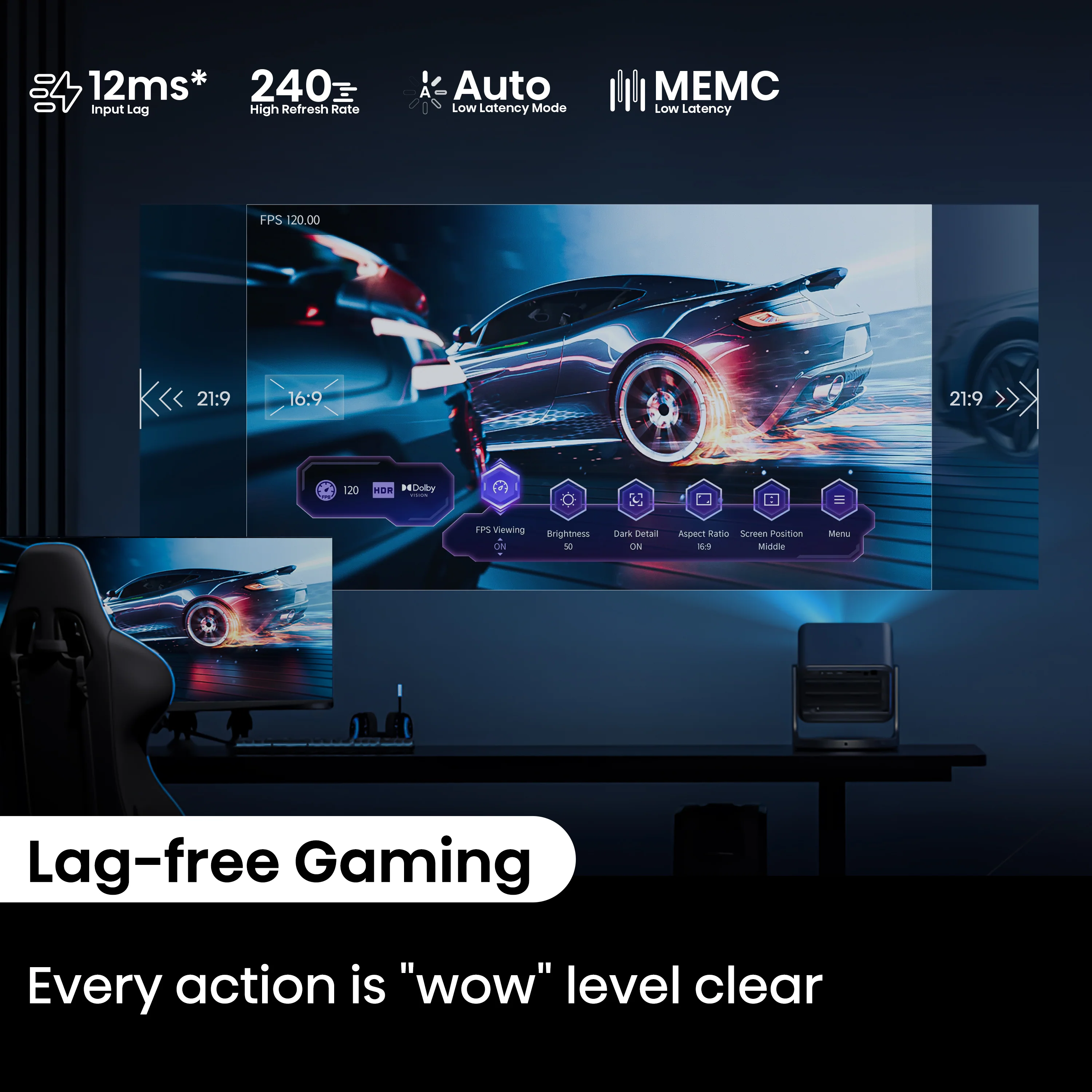 Hisense C2 Pro TriChroma Laser Smart Projector (up to 300") - Image 10