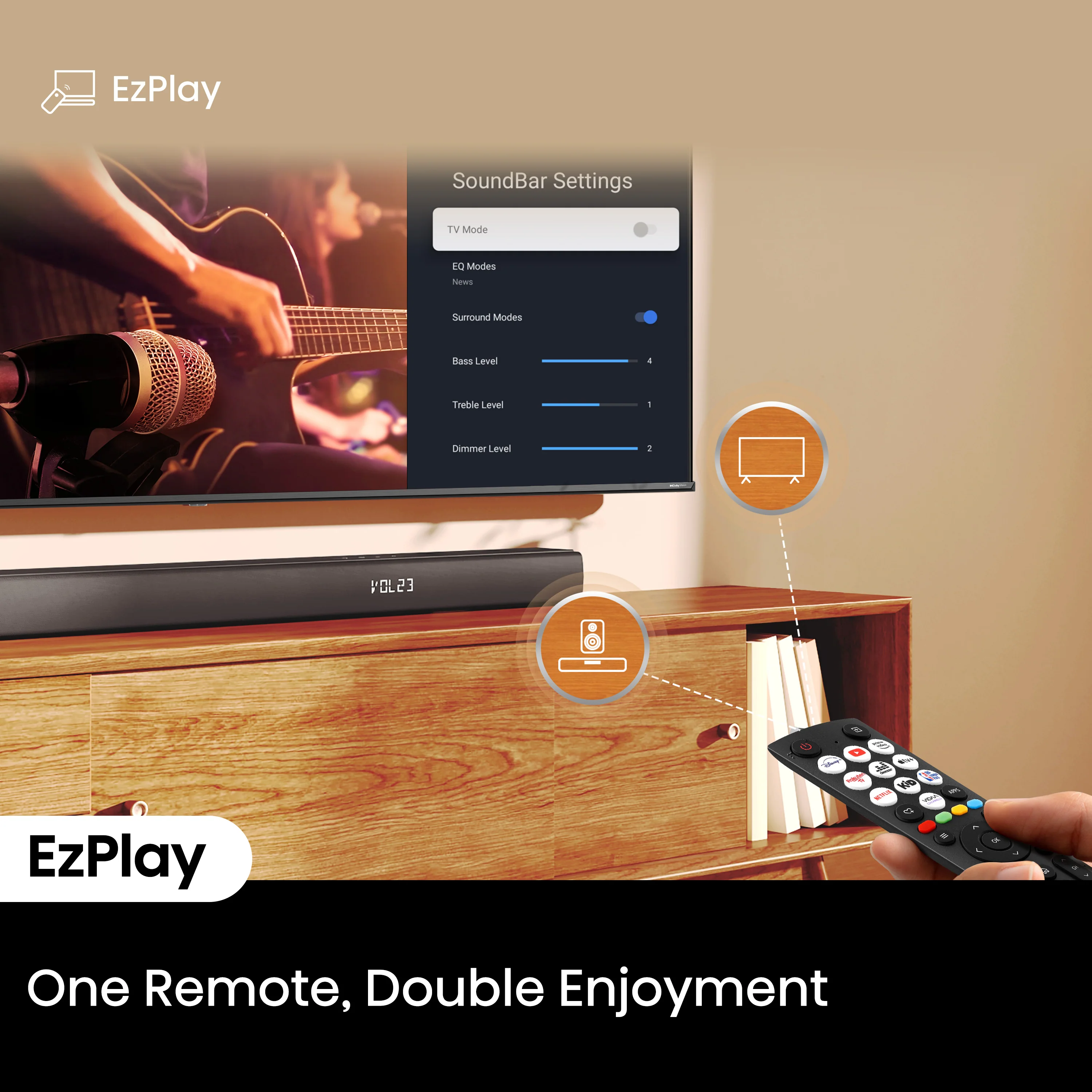 Hisense HS3100 3.1Ch, Dolby Digital Plus/ DTS Virtual:X, Sound Bar with Wireless Subwoofer - Image 11