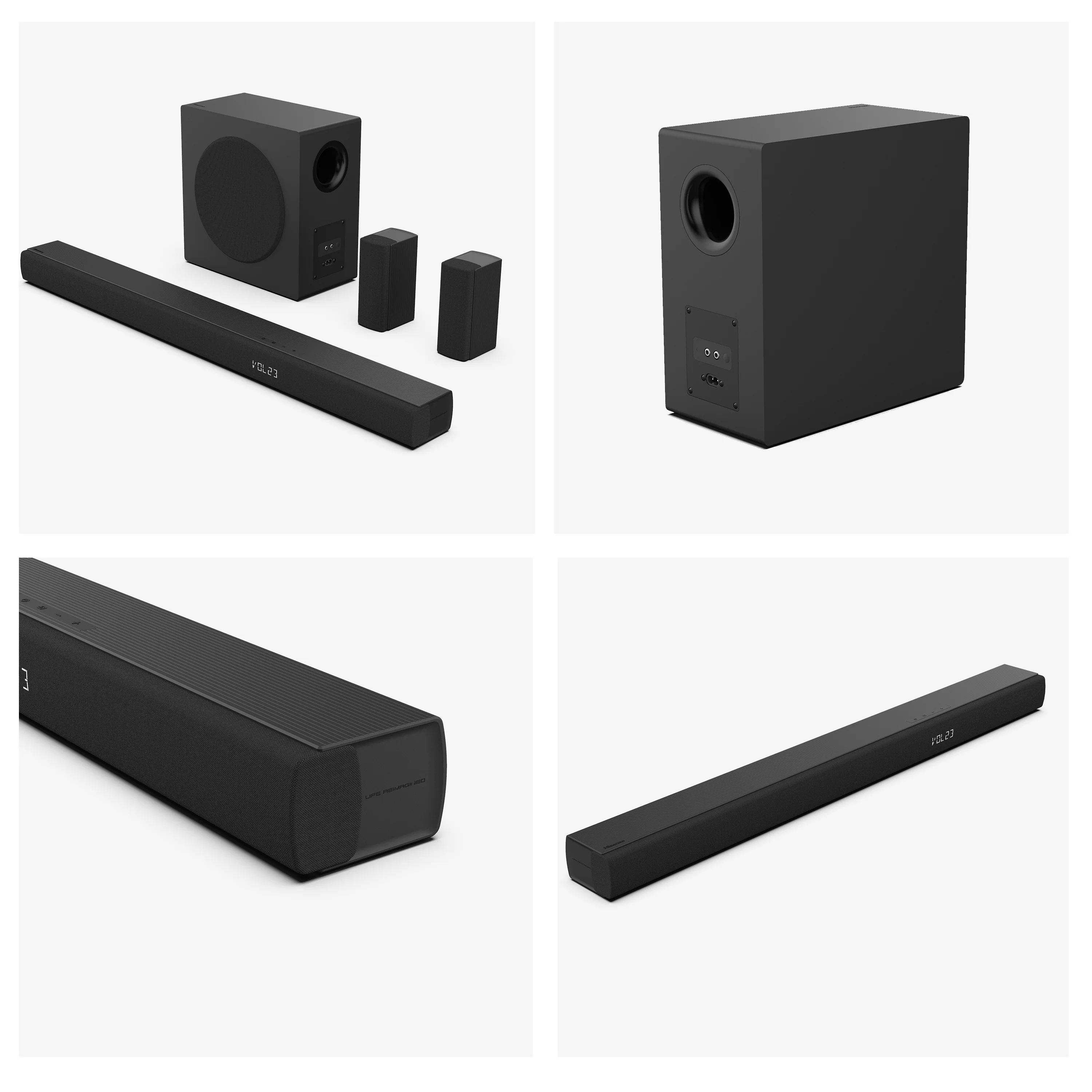 Hisense HS5100 5.1Ch, Dolby Digital Plus / DTS: X, Sound Bar with Wireless Subwoofer w/ Surround Speaker - Image 15