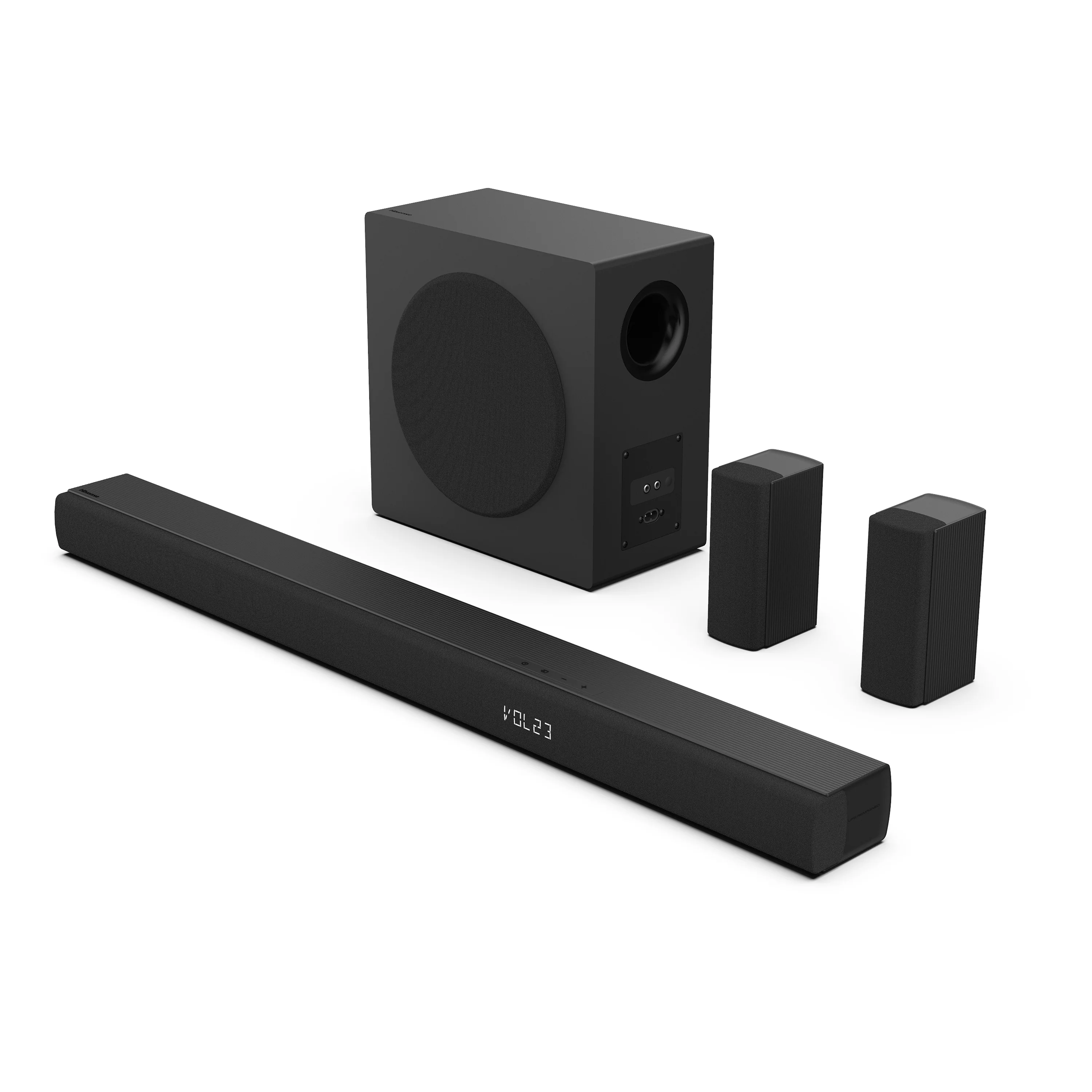 Hisense HS5100 5.1Ch, Dolby Digital Plus / DTS: X, Sound Bar with Wireless Subwoofer w/ Surround Speaker - Image 16