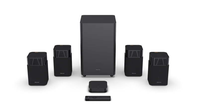 Hisense PT1 3-Piece Bundle, 4K UHD Triple Laser Ultra Short Throw UST Smart Projector including ALR Screen & HT Saturn Sound Bar - Image 4