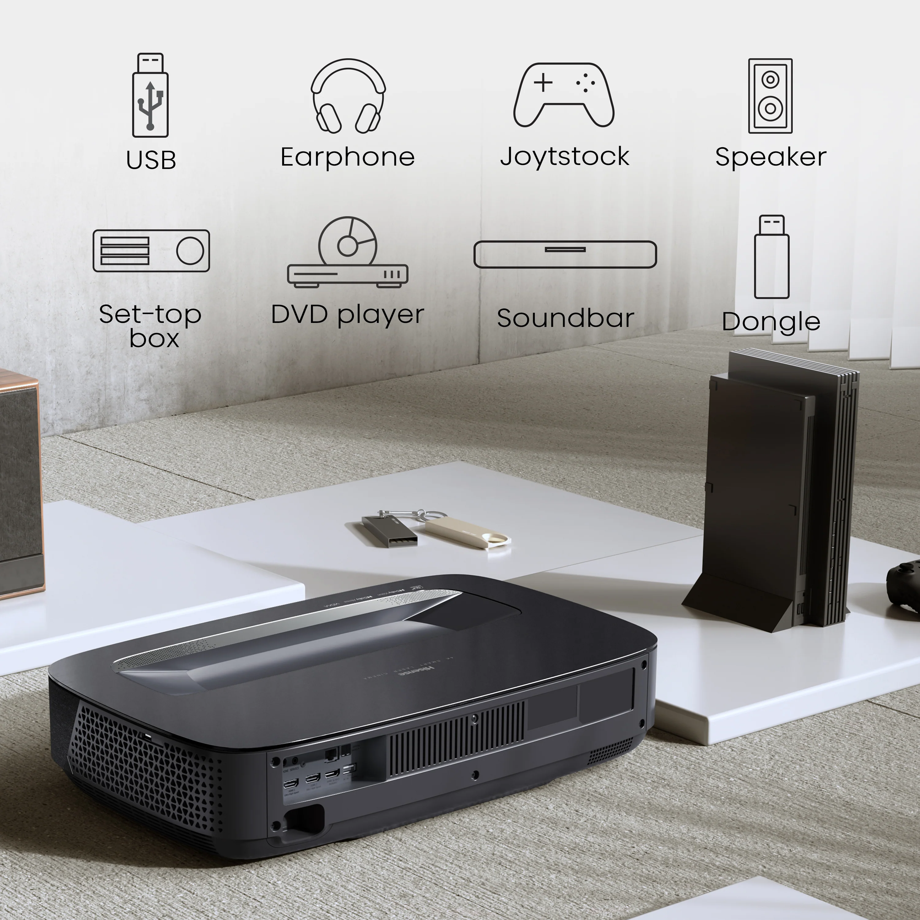 Hisense PL2 UST Laser Cinema projector projecting up to 150" - Image 11