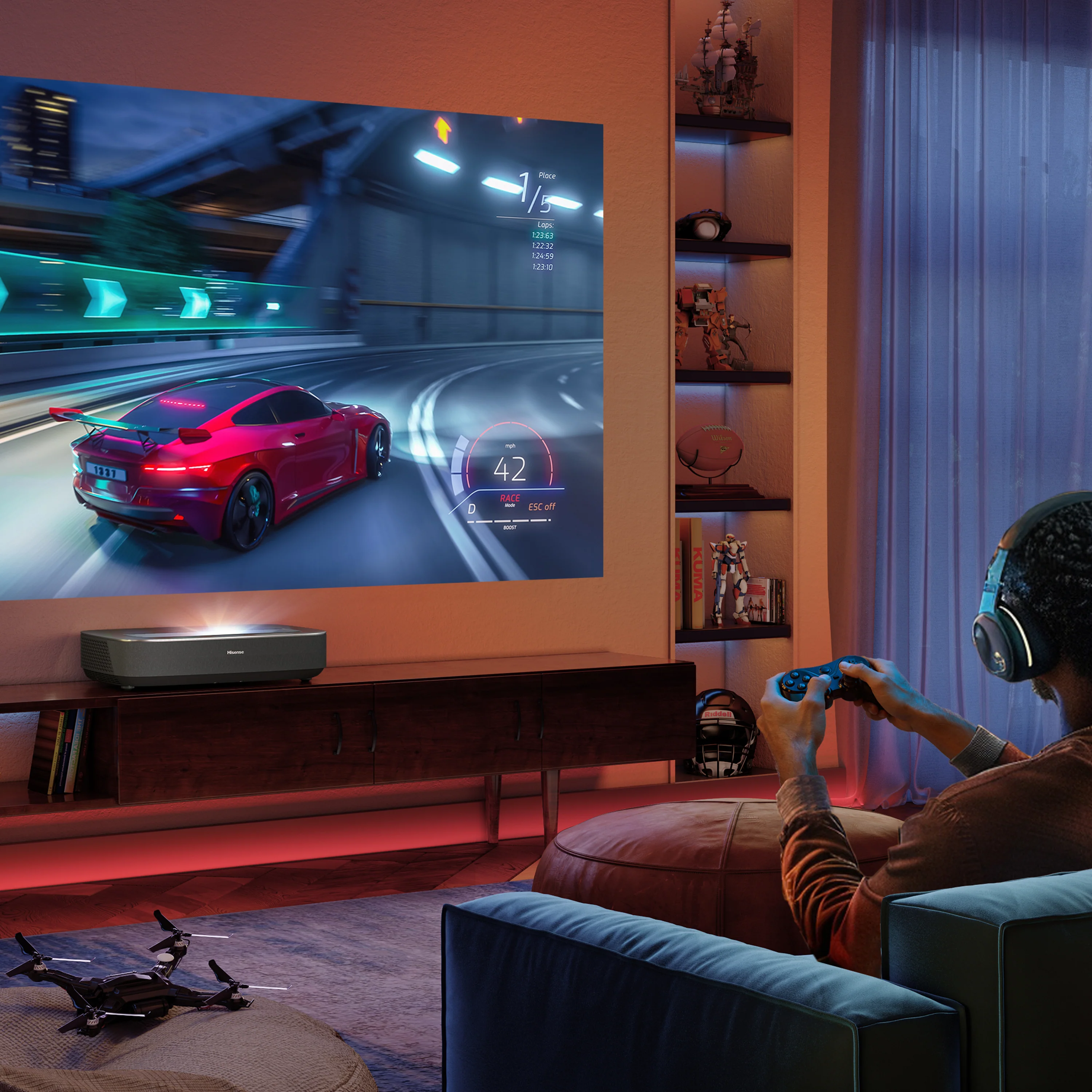 Hisense PL2 UST Laser Cinema projector projecting up to 150" - Image 14