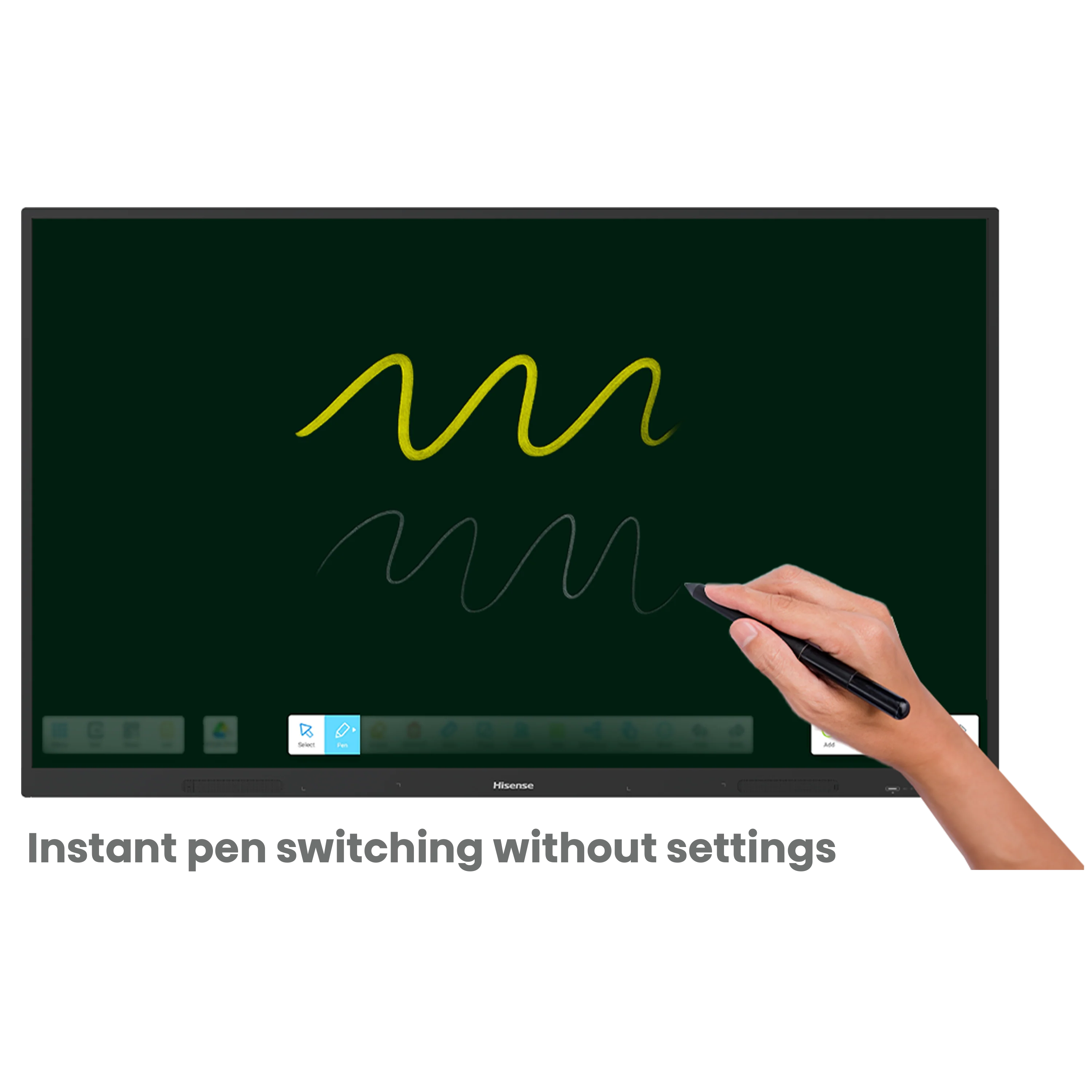 Hisense WE3FE 65/75/86", Interactive Digital Board, IR Touch, Android 14 &EDLA certified, 8GB+128GB , Touch: <40 points (OPS) / 32 points (Android) - Image 4