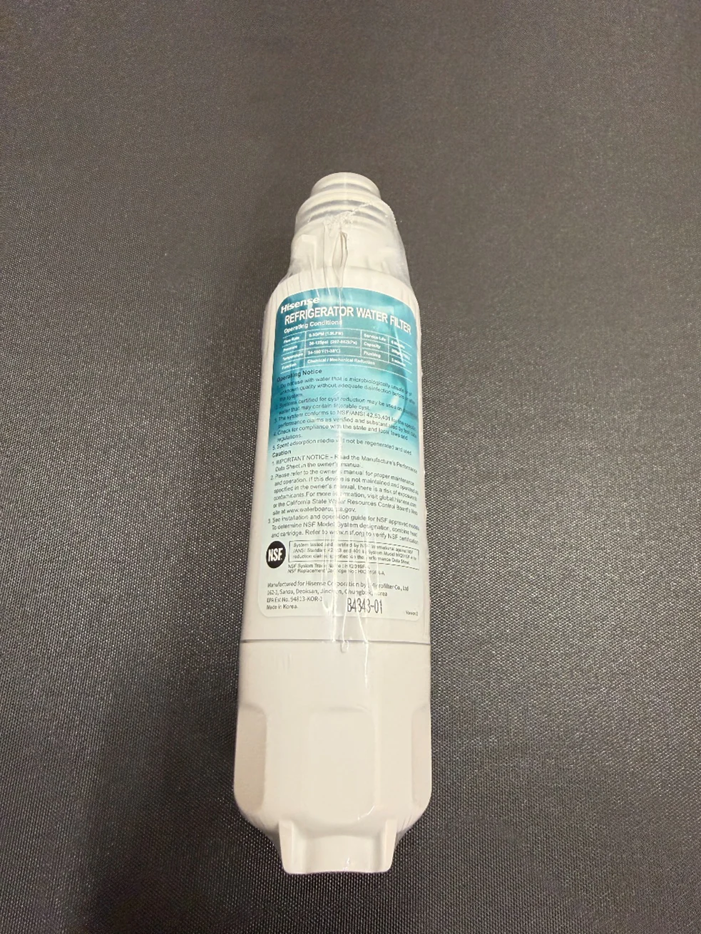 K2100988 - Hisense Refrigerator Water Filter - Image 3