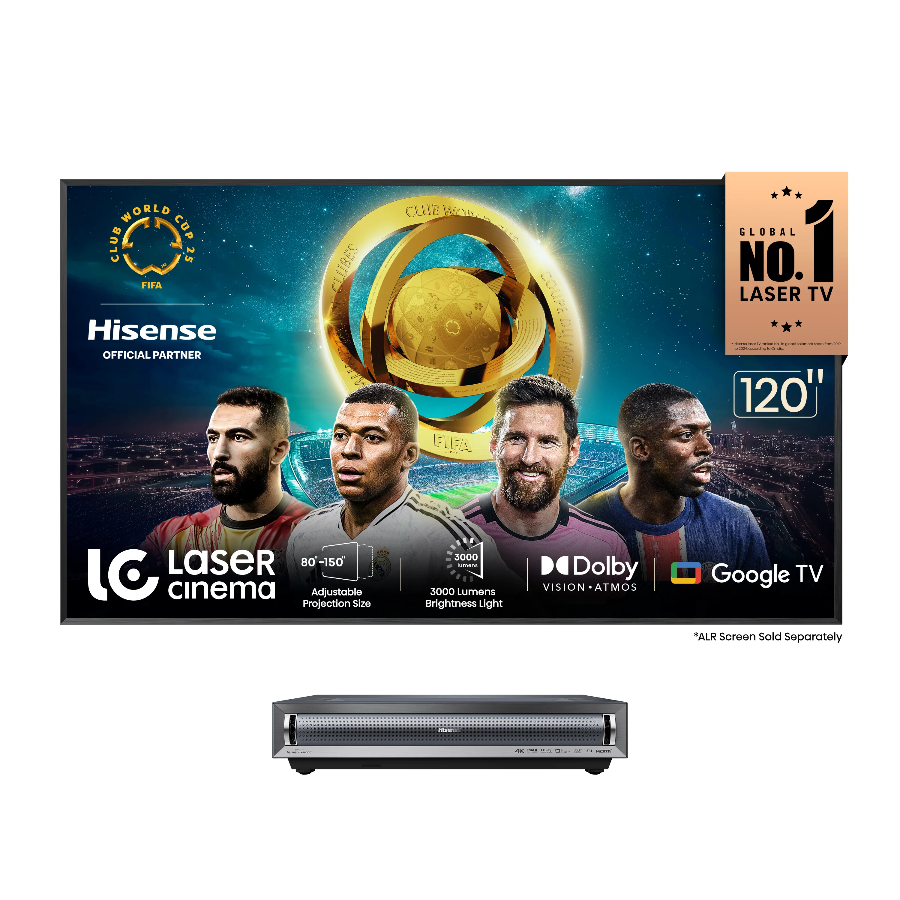 PX3-PRO, 4K UHD Triple Laser Home Theater UST Projector (up to 150") - Image 3