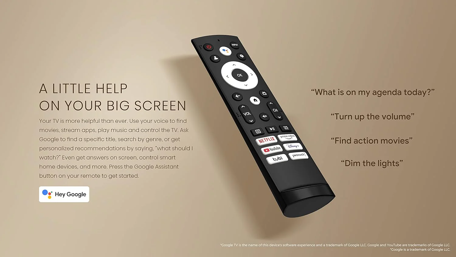 T299843 - Hisense Google TV Remote Control - Image 4